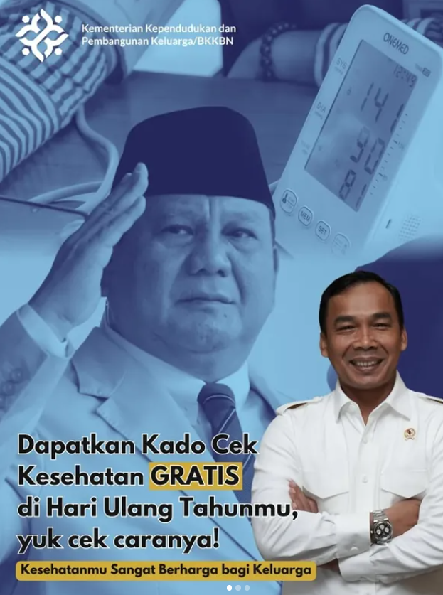 Dapatkan Kado Cek Kesehatan Gratis